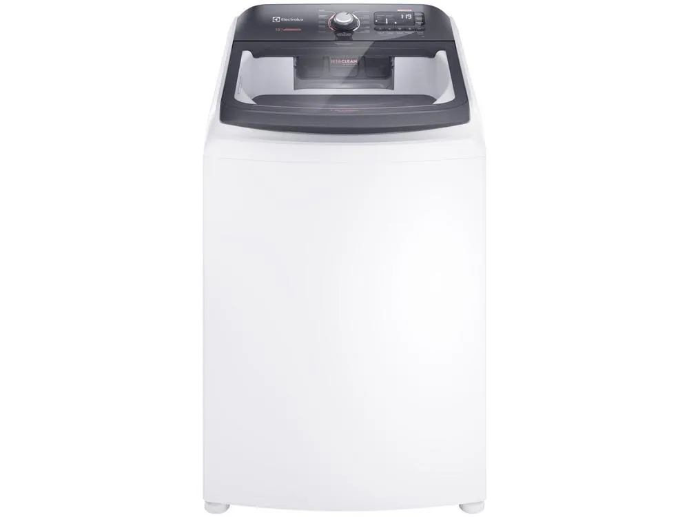 Lavadora De Roupas Electrolux 15kg Cesto Inox 11 Programas De Lavagem Branco Premium Care Lec15